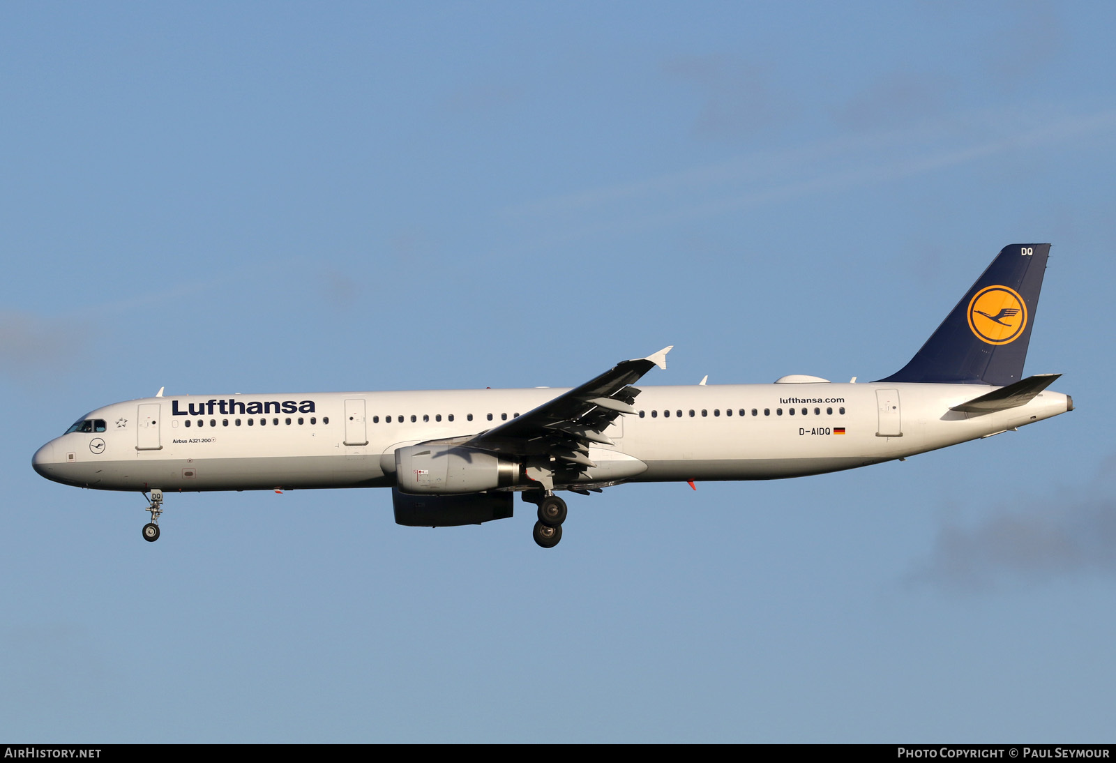 Aircraft Photo of D-AIDQ | Airbus A321-231 | Lufthansa | AirHistory.net #119188