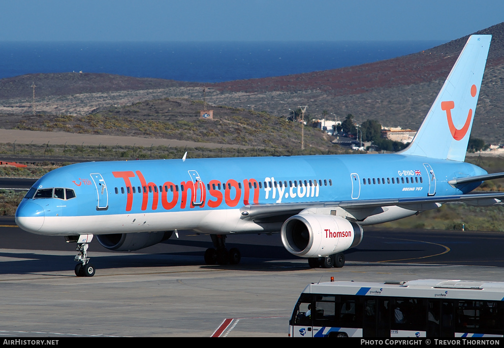 Aircraft Photo of G-BYAO | Boeing 757-204 | Thomsonfly | AirHistory.net #119194