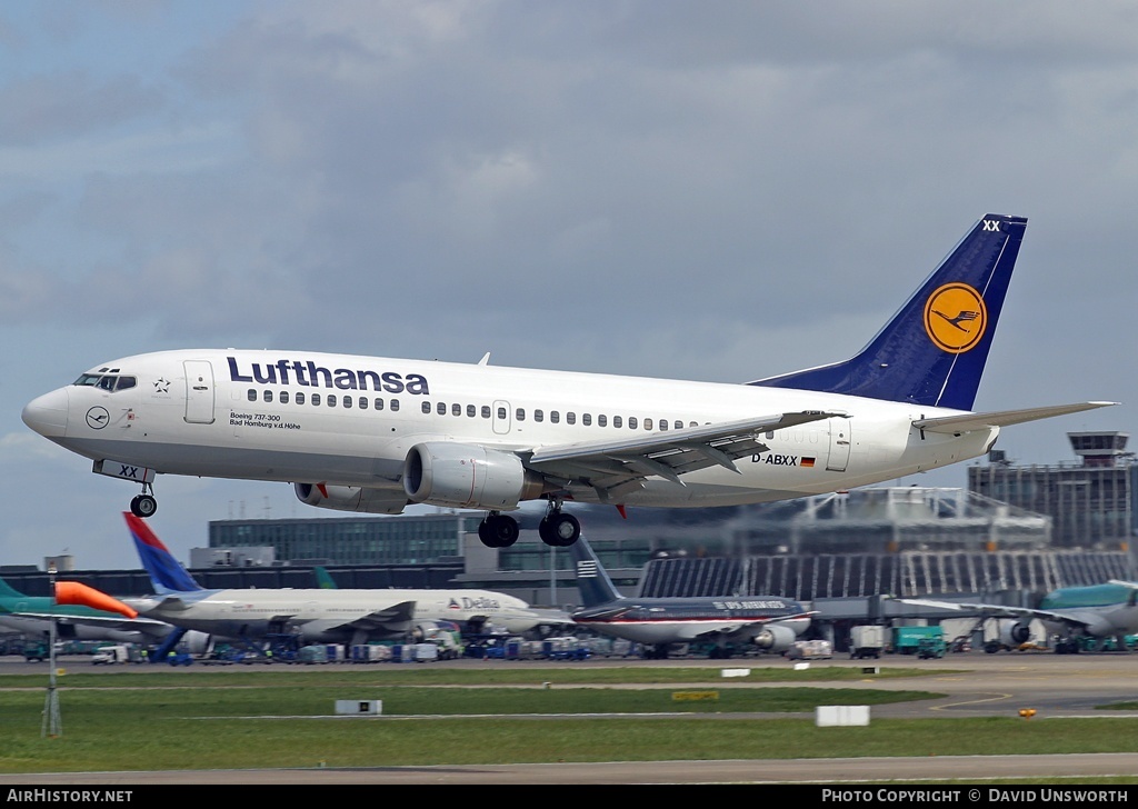 Aircraft Photo of D-ABXX | Boeing 737-330 | Lufthansa | AirHistory.net #119226