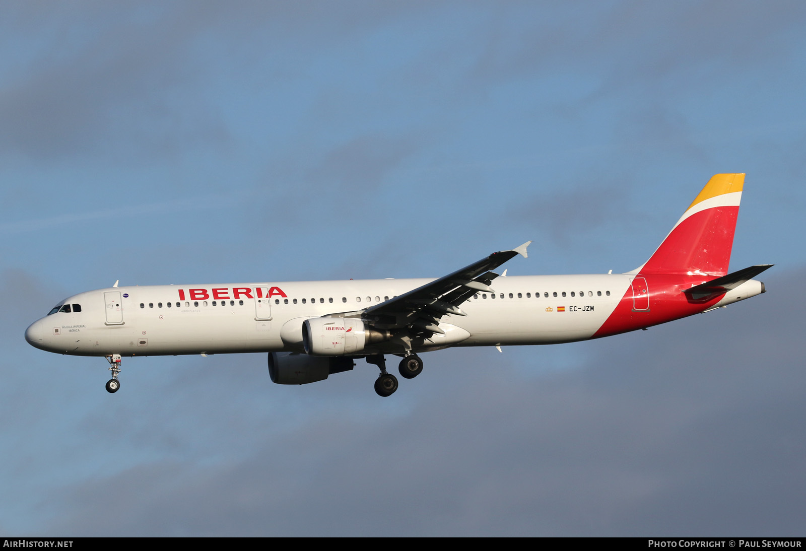 Aircraft Photo of EC-JZM | Airbus A321-212 | Iberia | AirHistory.net #119231