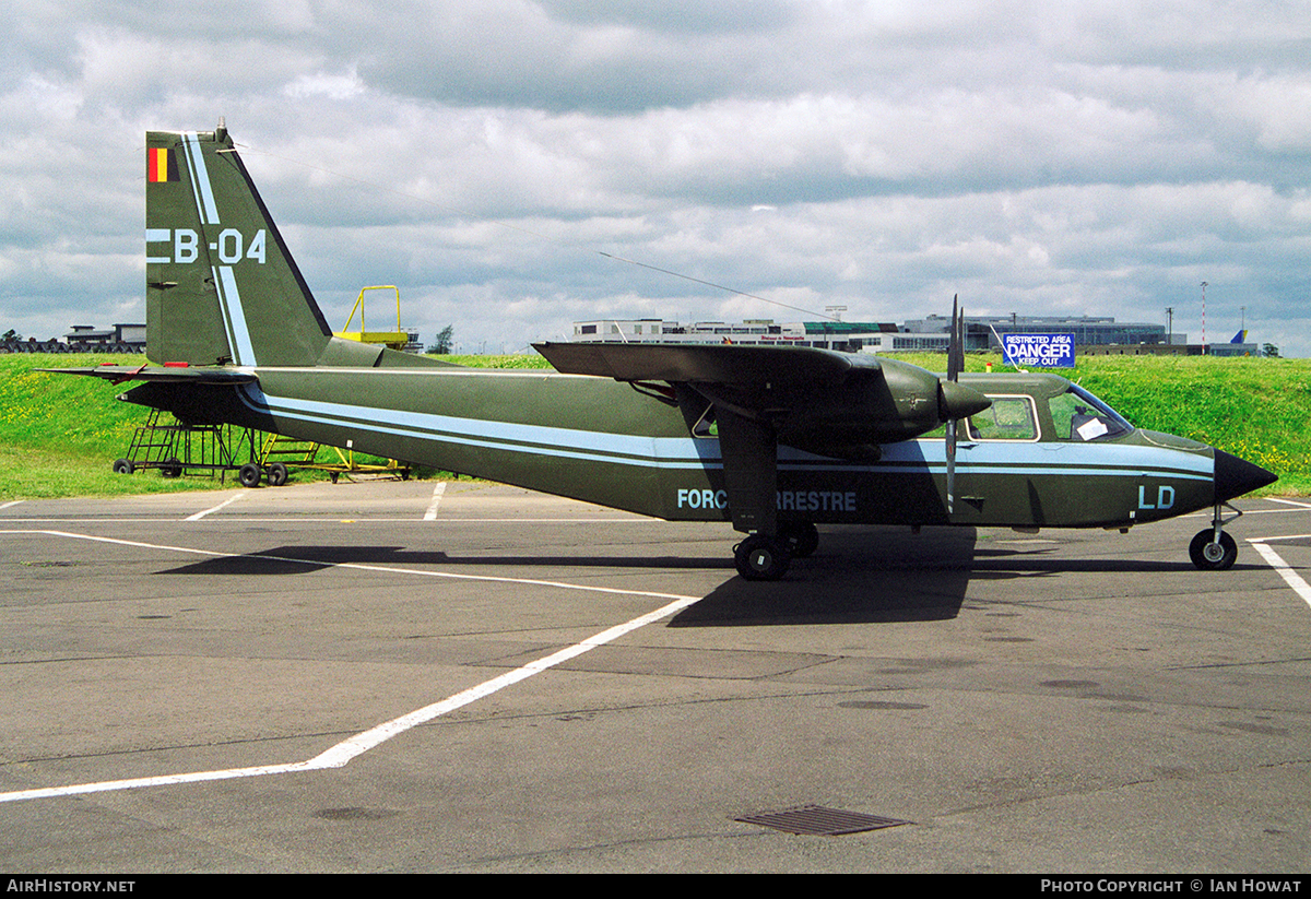 Aircraft Photo of B-04 | Britten-Norman BN-2B-21 Islander | Belgium - Army | AirHistory.net #119244
