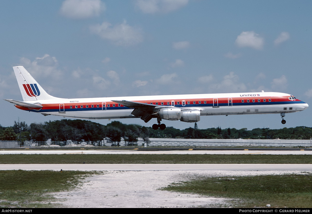 Aircraft Photo of N8071U | Douglas DC-8-71 | United Airlines | AirHistory.net #119267