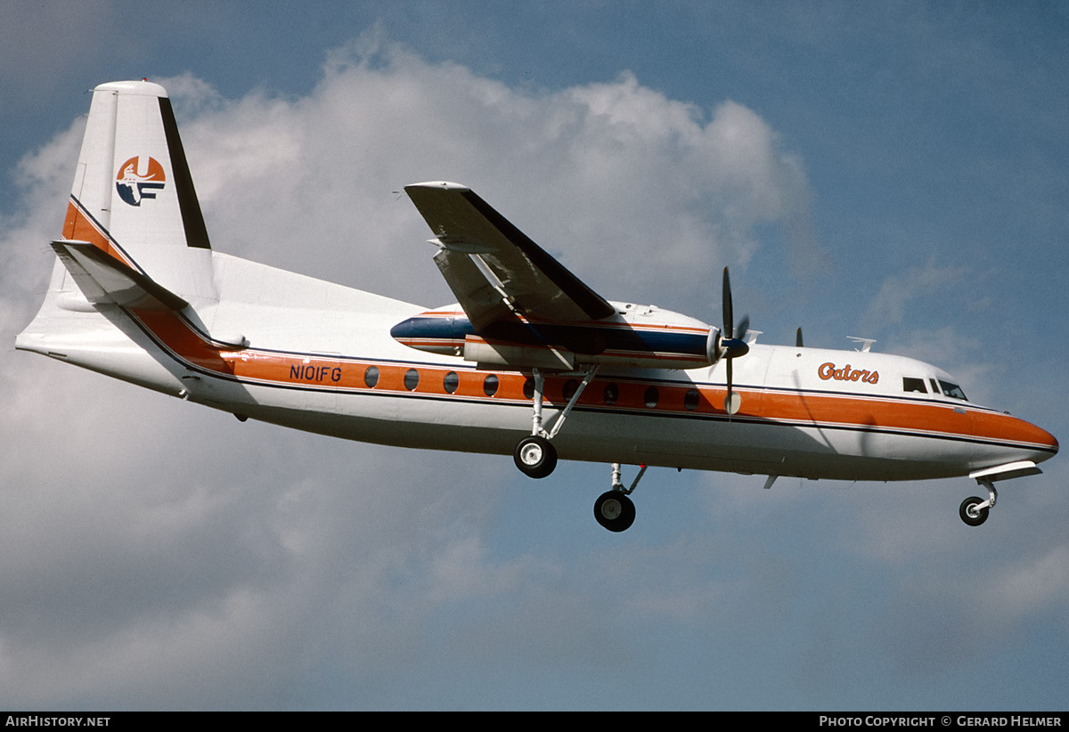 Aircraft Photo of N101FG | Fairchild F-27 | Florida Gators | AirHistory.net #119289