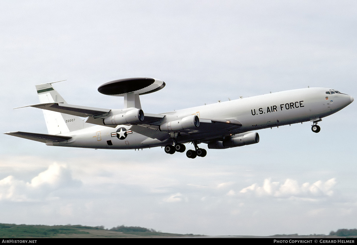 Aircraft Photo of 82-0007 / 20007 | Boeing E-3C Sentry | USA - Air Force | AirHistory.net #119301