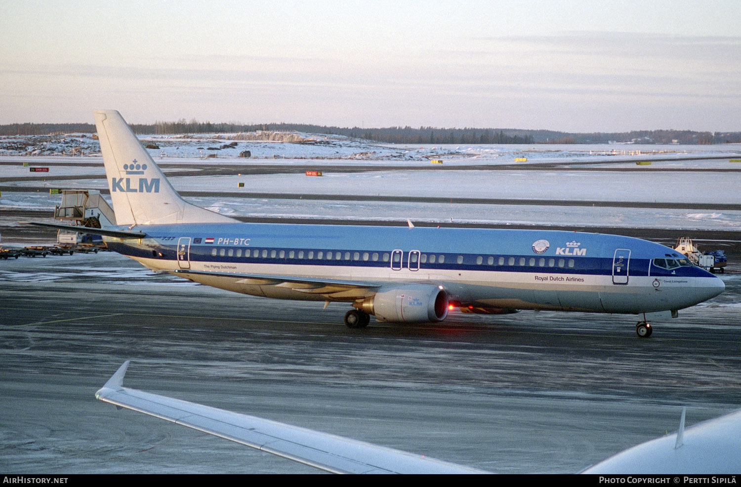Aircraft Photo of PH-BTC | Boeing 737-406 | KLM - Royal Dutch Airlines | AirHistory.net #119305