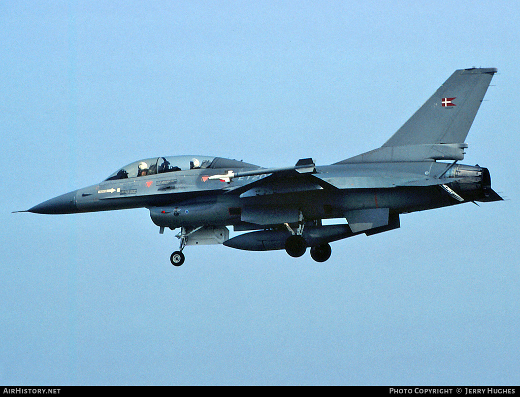 Aircraft Photo of ET-209 | General Dynamics F-16B Fighting Falcon | Denmark - Air Force | AirHistory.net #119313