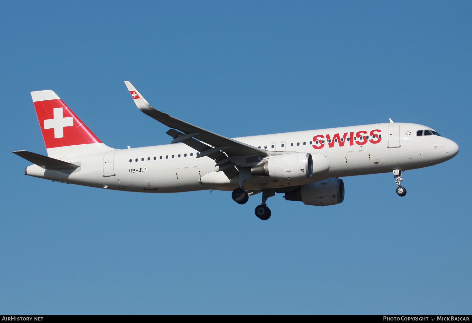 Aircraft Photo of HB-JLT | Airbus A320-214 | Swiss International Air Lines | AirHistory.net #119323