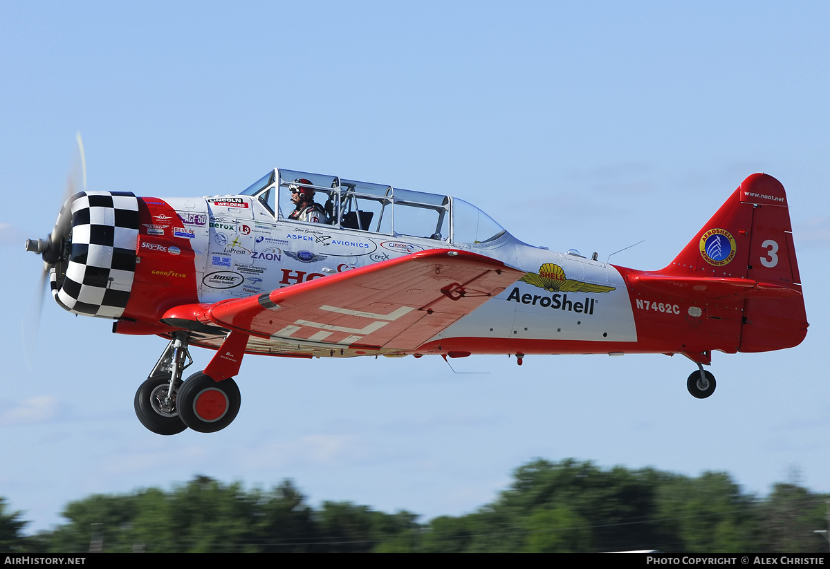 Aircraft Photo of N7462C | North American T-6G Texan | Aeroshell Aerobatic Team | AirHistory.net #119330