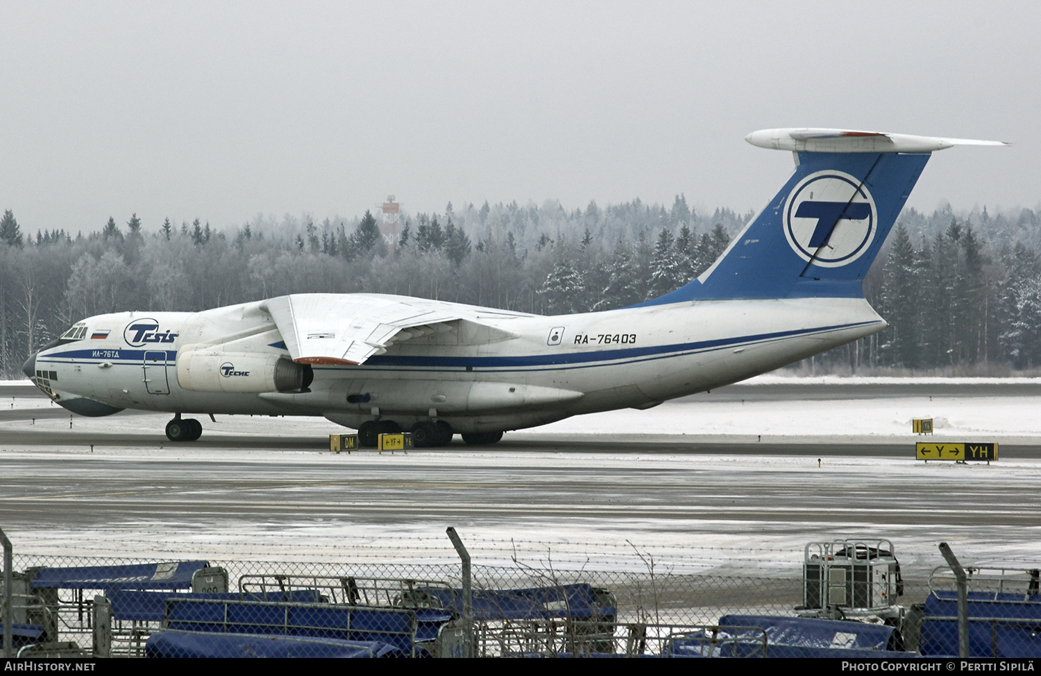 Aircraft Photo of RA-76403 | Ilyushin Il-76TD | Tesis Aviation Enterprise | AirHistory.net #119356