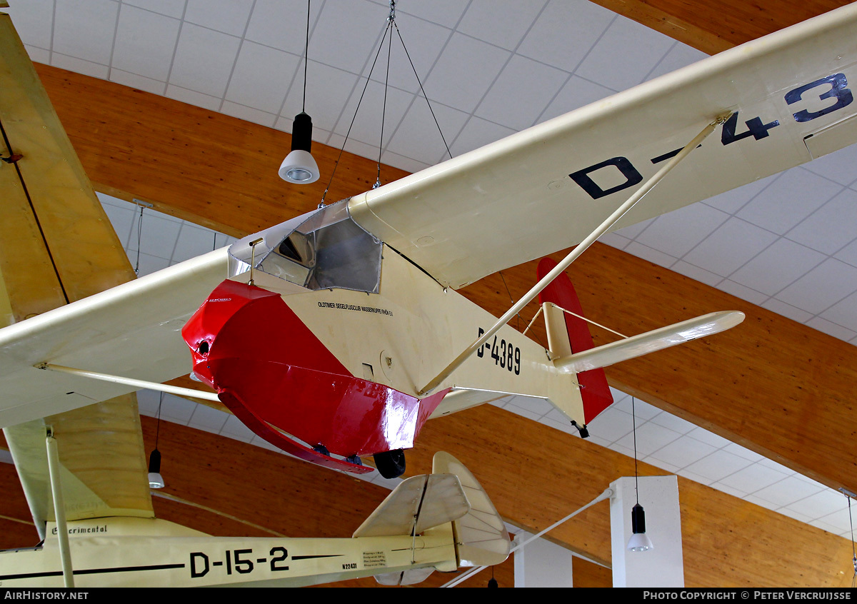 Aircraft Photo of D-4389 | Raab Doppelraab V | Oldtimer Segelflugclub Wasserkuppe | AirHistory.net #119366