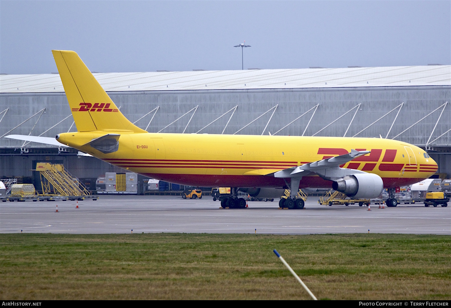 Aircraft Photo of EI-DGU | Airbus A300B4-622(F) | DHL International | AirHistory.net #119383