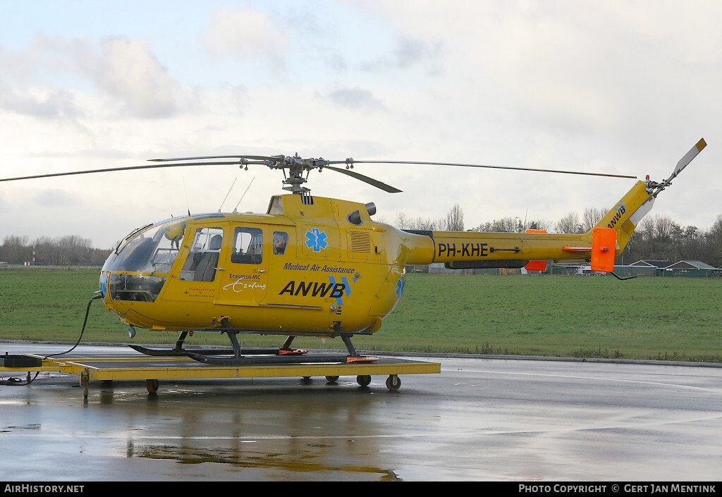 Aircraft Photo of PH-KHE | MBB BO-105CBS-4 | ANWB Medical Air Assistance | AirHistory.net #119429