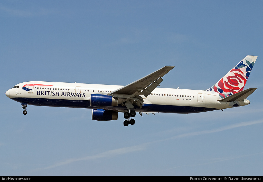 Aircraft Photo of G-BNWB | Boeing 767-336/ER | British Airways | AirHistory.net #119454