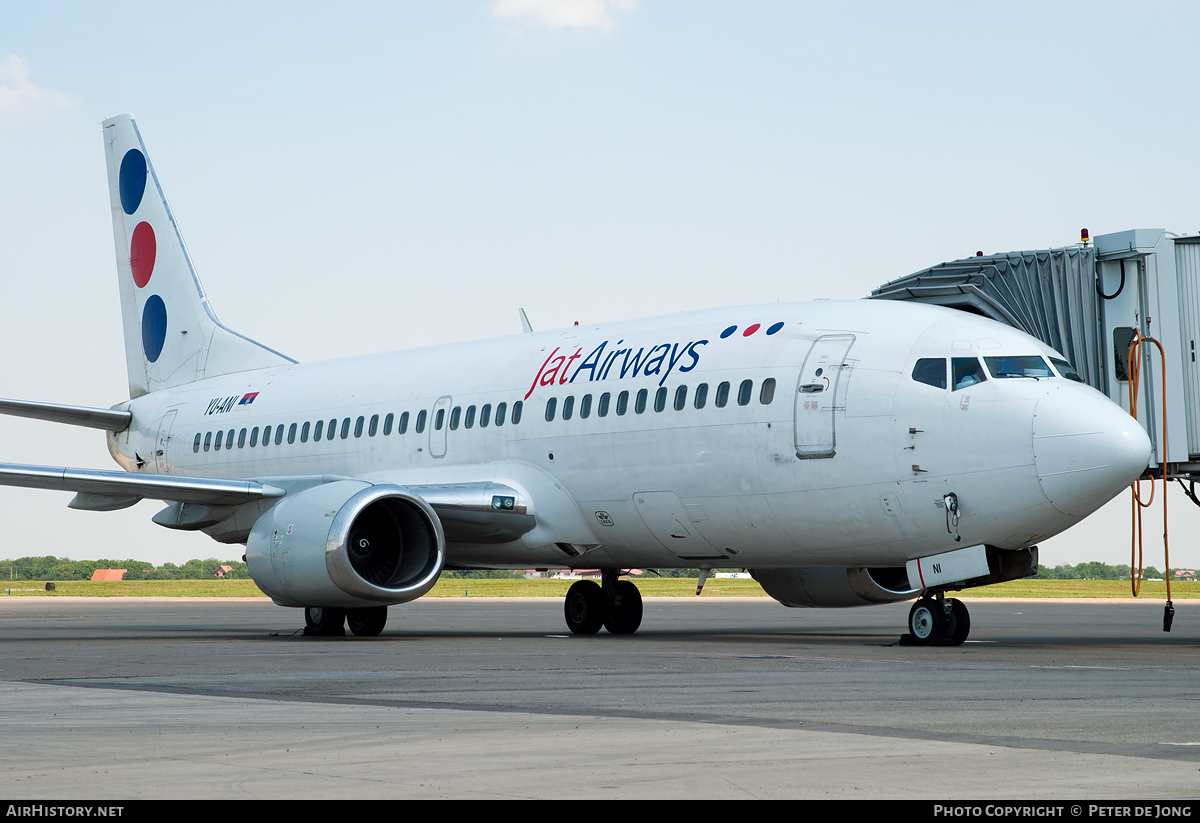 Aircraft Photo of YU-ANI | Boeing 737-3H9 | Jat Airways | AirHistory.net #119469