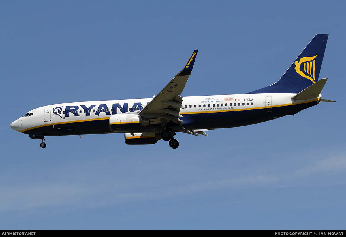 Aircraft Photo of EI-ENA | Boeing 737-8AS | Ryanair | AirHistory.net #119478