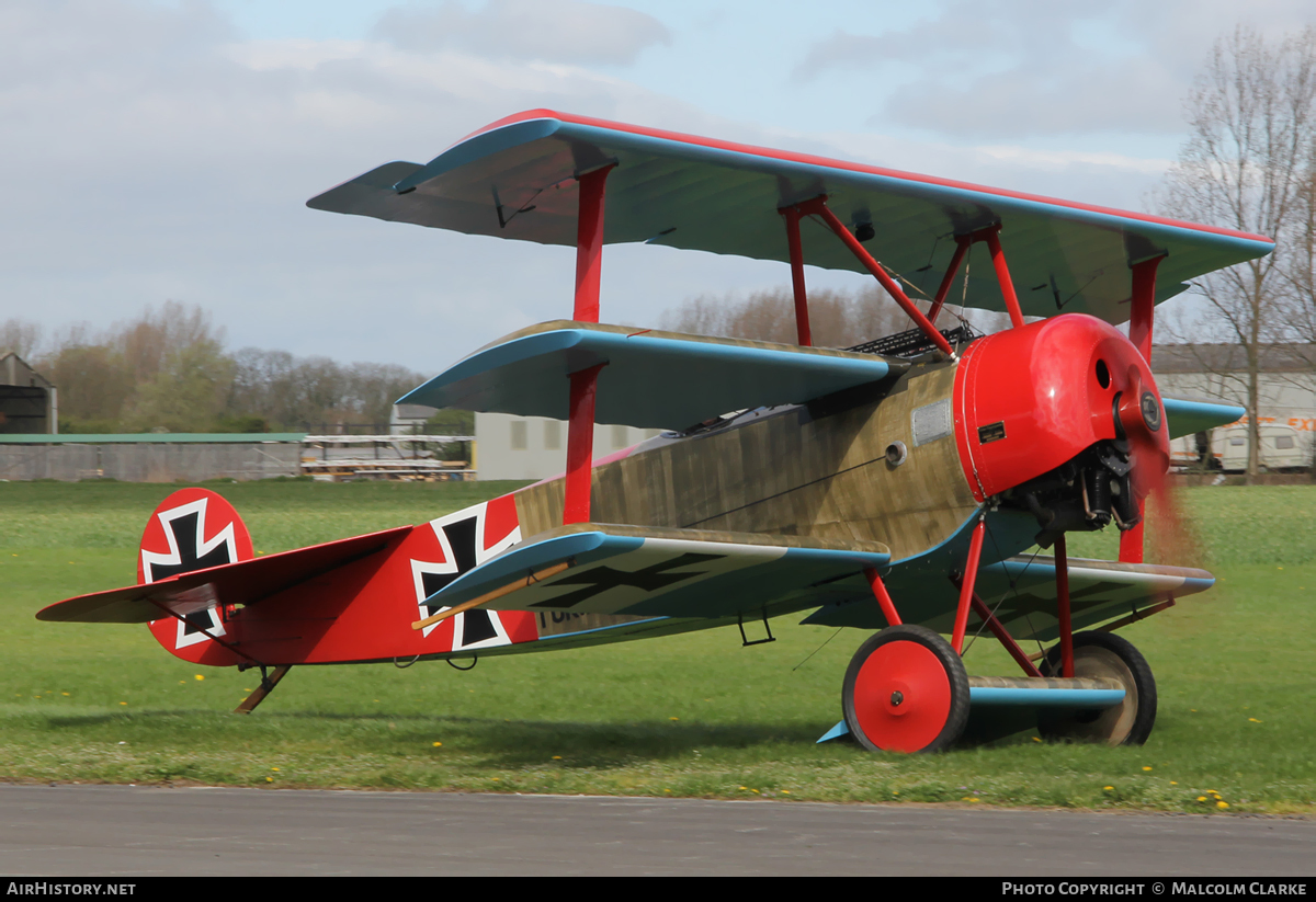 Aircraft Photo of G-BVGZ / 152/17 | Fokker Dr.1 (replica) | Germany - Air Force | AirHistory.net #119502