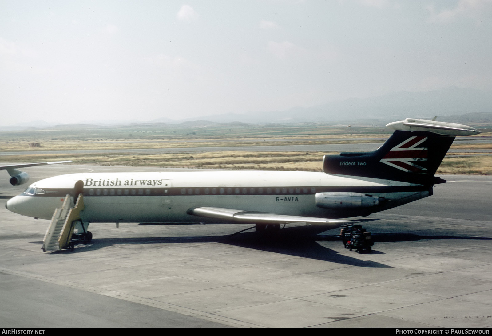 Aircraft Photo of G-AVFA | Hawker Siddeley HS-121 Trident 2E | British Airways | AirHistory.net #119521