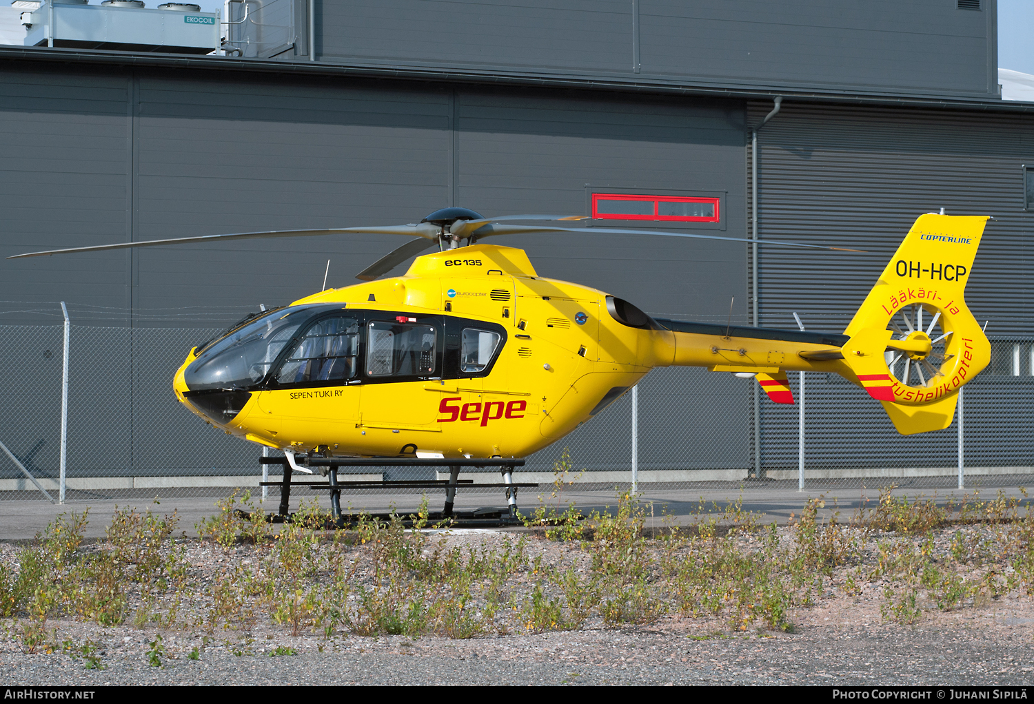 Aircraft Photo of OH-HCP | Eurocopter EC-135P-2 | Copterline | AirHistory.net #119538