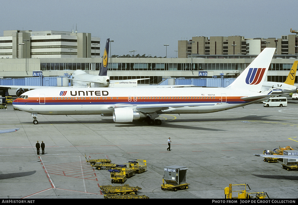 Aircraft Photo of N647UA | Boeing 767-322/ER | United Airlines | AirHistory.net #119540