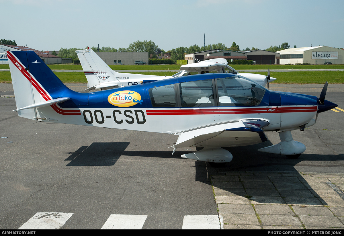 Aircraft Photo of OO-CSD | Robin DR-400-160 Major | Alfako - Alfa Flight Academy Kortrijk | AirHistory.net #119556