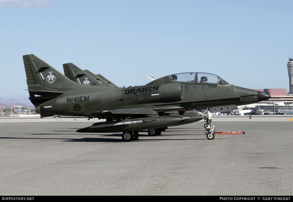 Aircraft Photo of N141EM | Douglas TA-4K Skyhawk | Draken International | AirHistory.net #119565