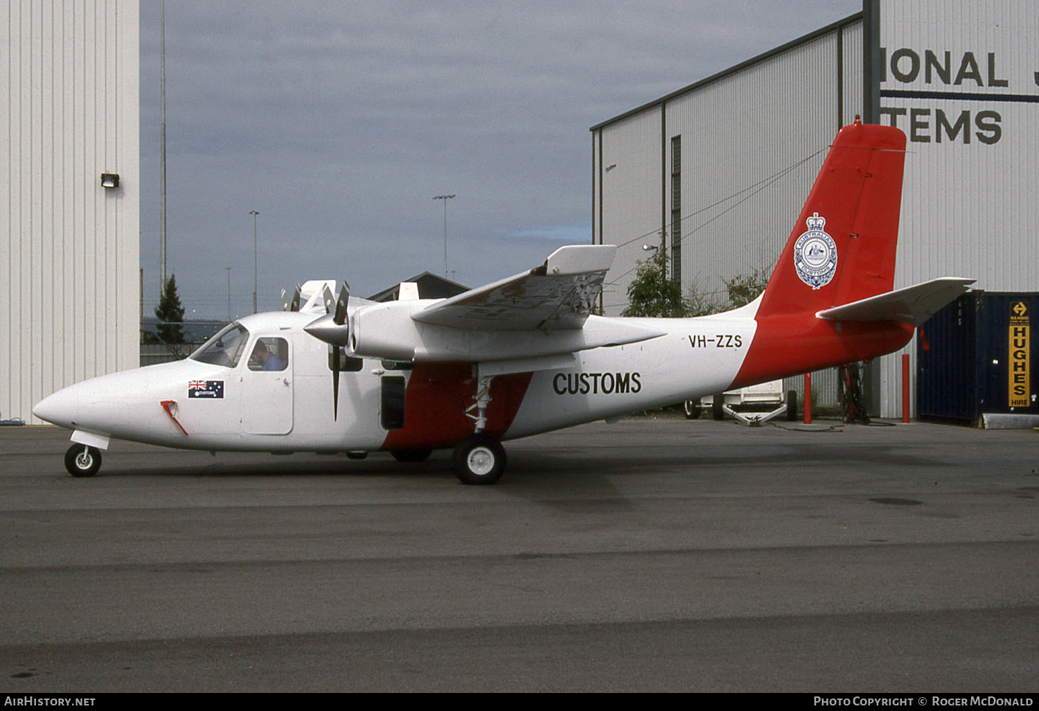 Aircraft Photo of VH-ZZS | Rockwell 500S Shrike Commander | Australian Customs | AirHistory.net #119588