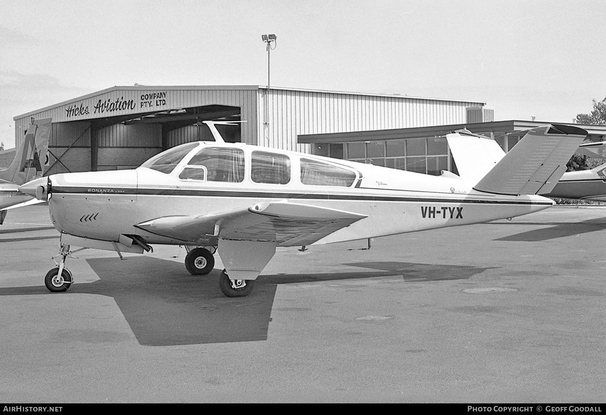 Aircraft Photo of VH-TYX | Beech V35A Bonanza | AirHistory.net #119606