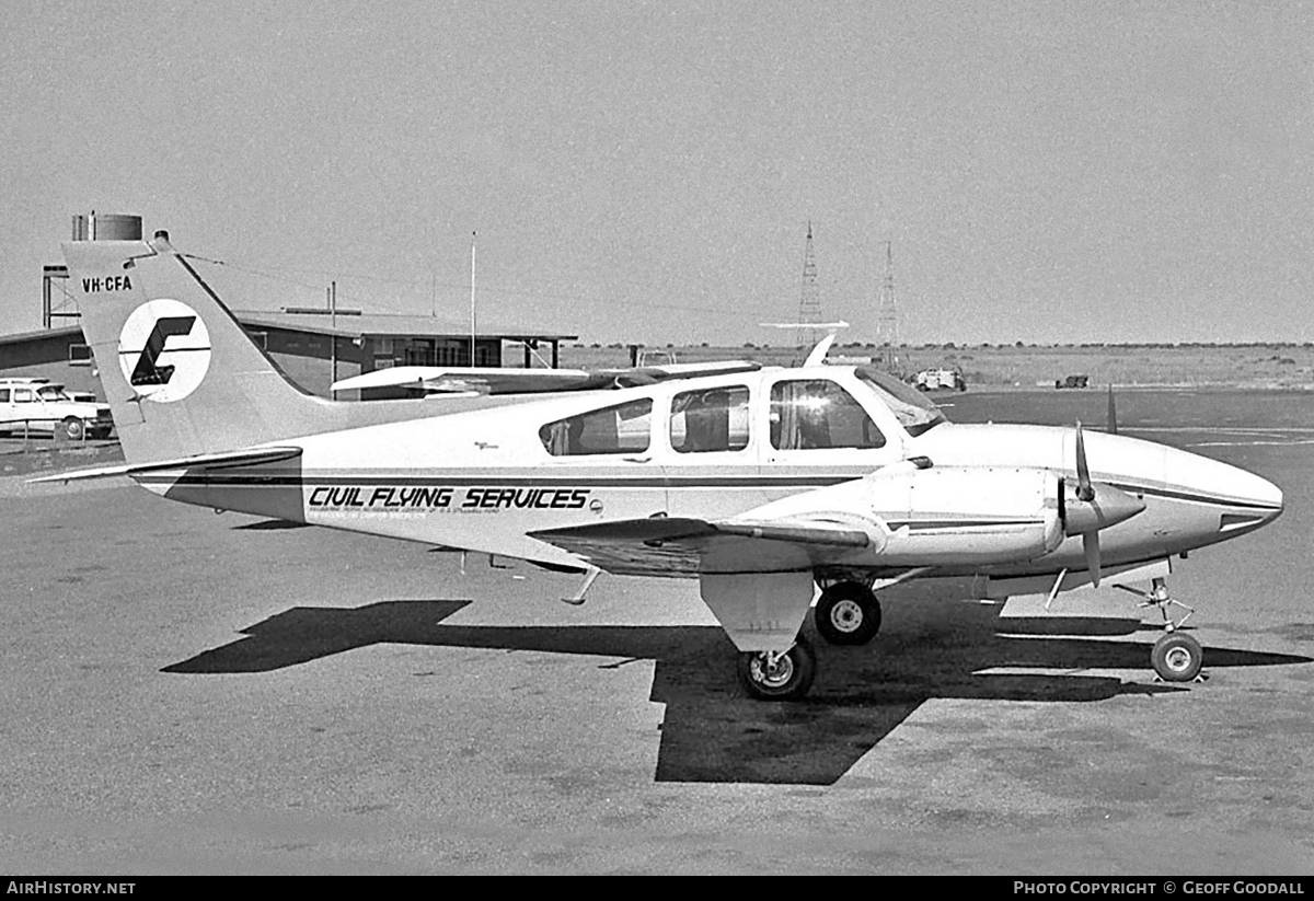 Aircraft Photo of VH-CFA | Beech C55 Baron (95-C55) | Civil Flying Services | AirHistory.net #119612