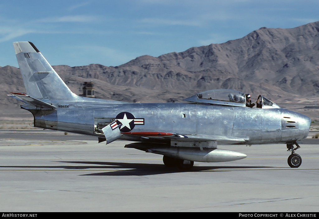 Aircraft Photo of N86EX | Canadair CL-13B Sabre 6 | USA - Air Force | AirHistory.net #119638