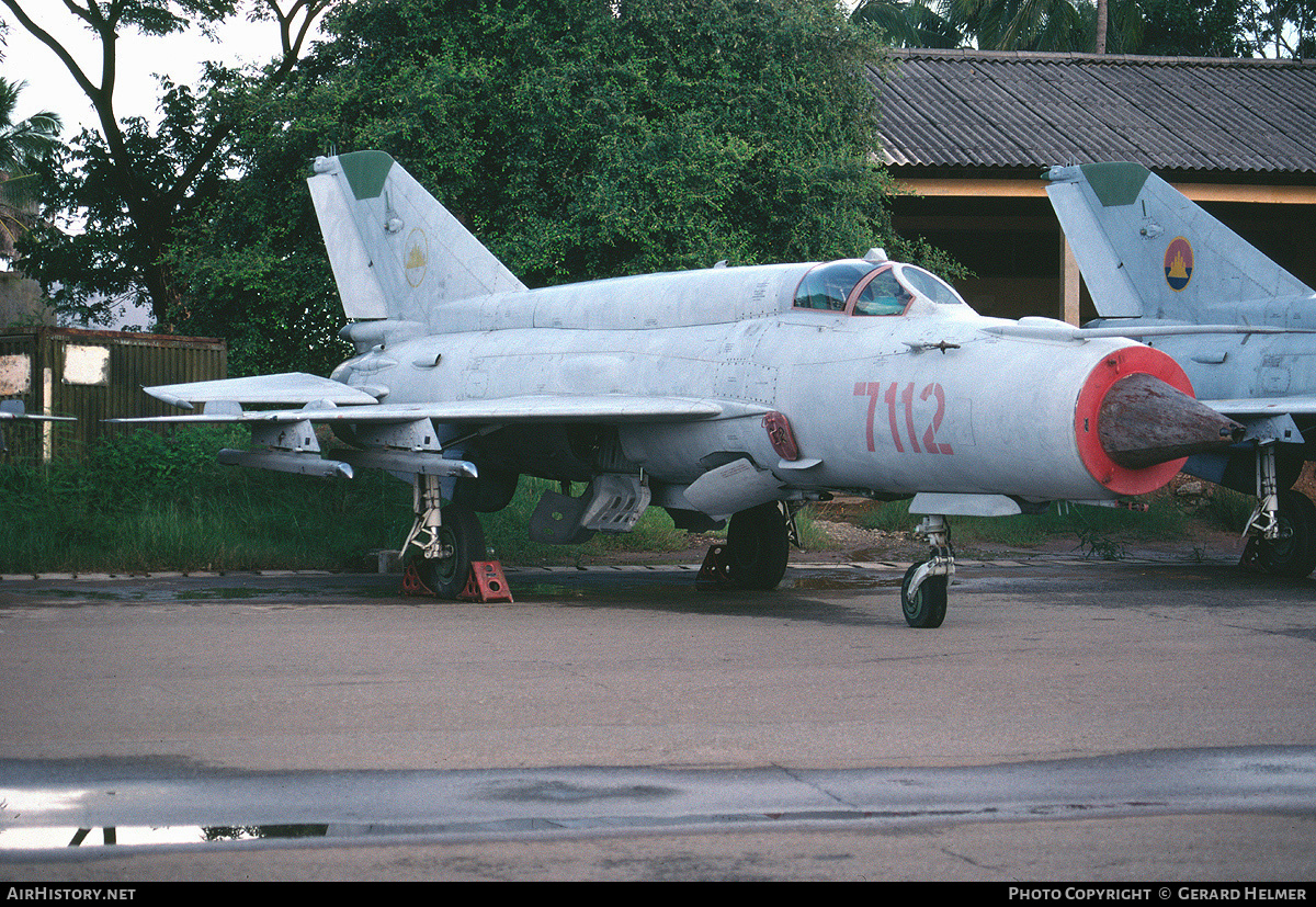 Aircraft Photo of 7112 | Mikoyan-Gurevich MiG-21bis | Cambodia - Air Force | AirHistory.net #119672