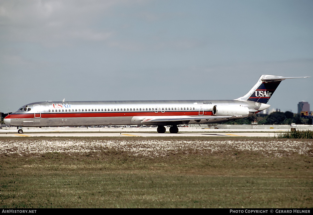 Aircraft Photo of N801US | McDonnell Douglas MD-81 (DC-9-81) | USAir | AirHistory.net #119673