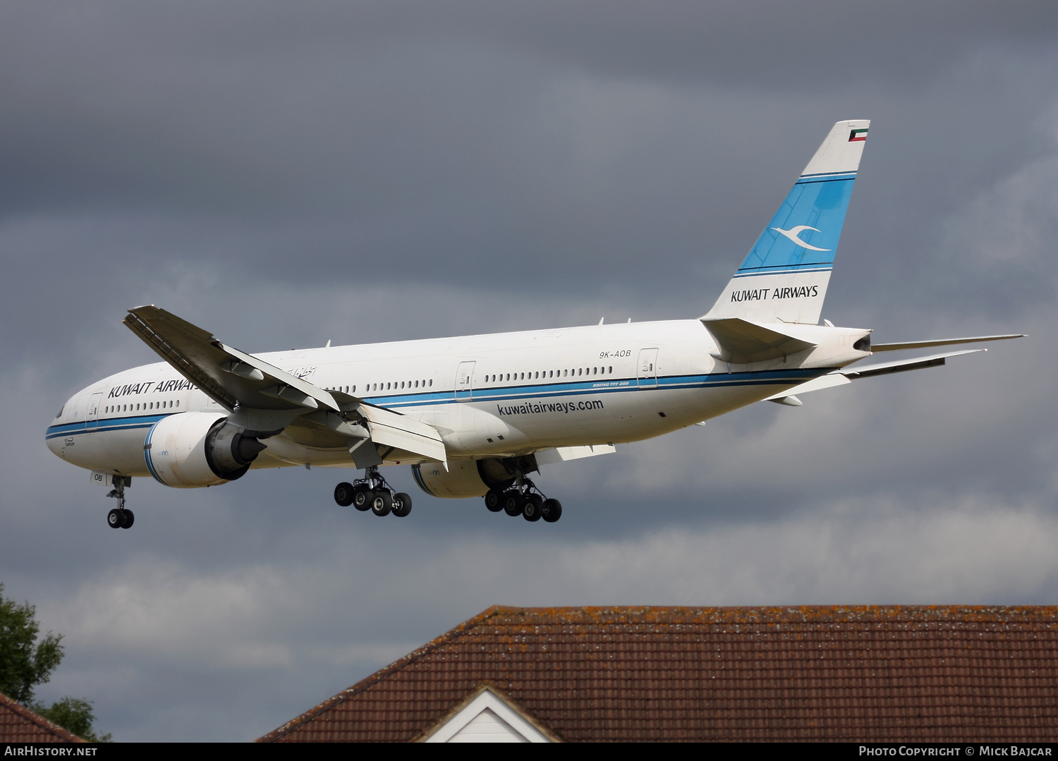 Aircraft Photo of 9K-AOB | Boeing 777-269/ER | Kuwait Airways | AirHistory.net #119706