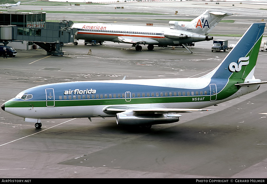 Aircraft Photo of N58AF | Boeing 737-2T4/Adv | Air Florida | AirHistory.net #119712