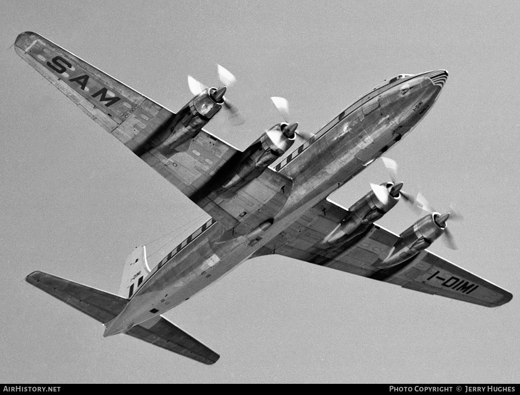Aircraft Photo of I-DIMI | Douglas DC-6B | Società Aerea Mediterranea - SAM | AirHistory.net #119727