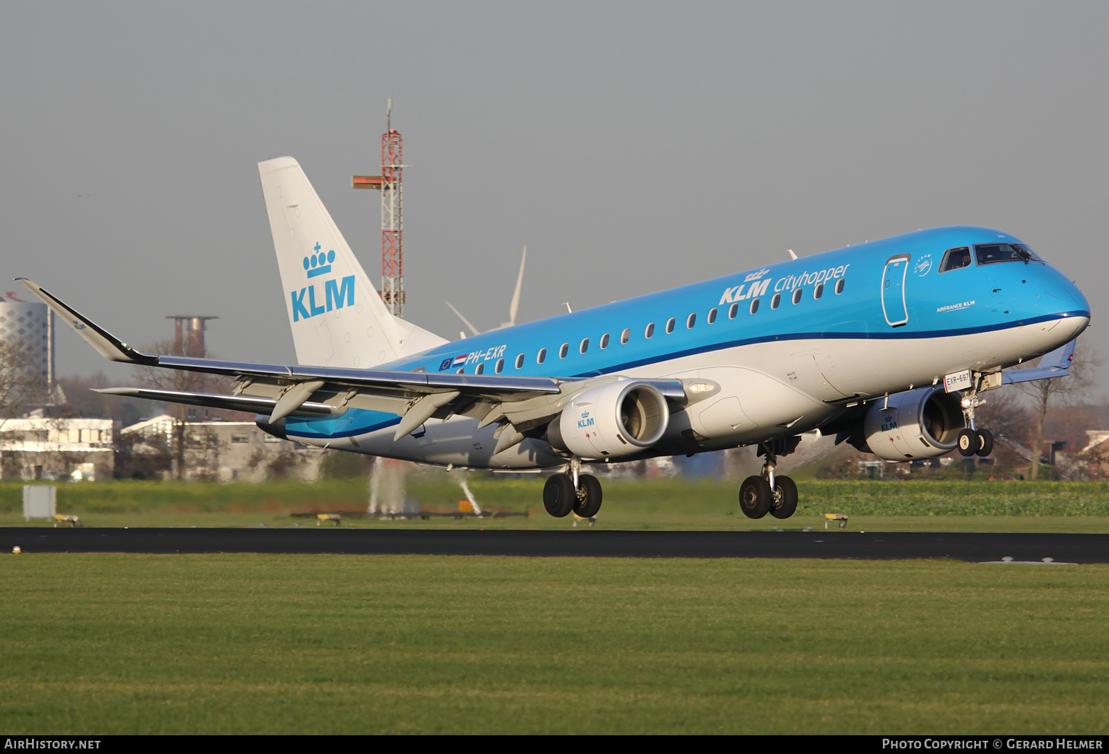 Aircraft Photo of PH-EXR | Embraer 175STD (ERJ-170-200STD) | KLM Cityhopper | AirHistory.net #119729