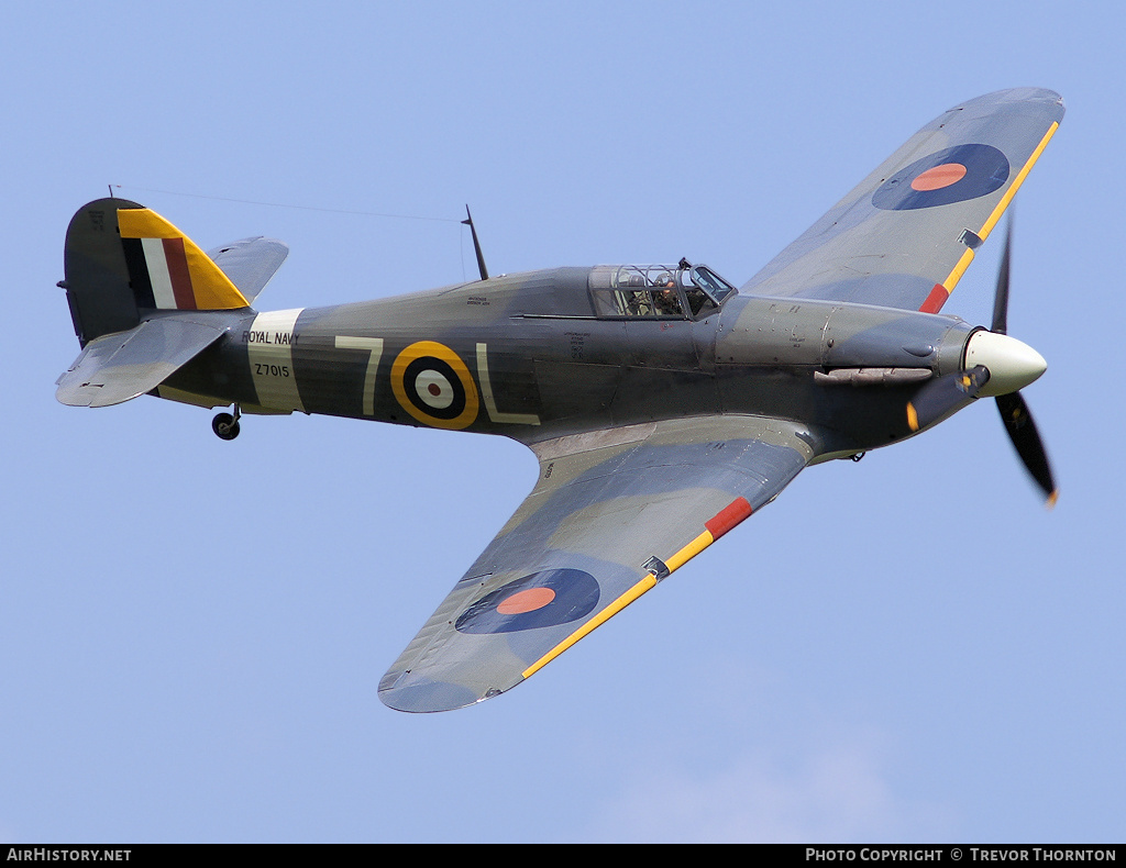 Aircraft Photo of G-BKTH / Z7015 | Hawker Sea Hurricane Mk1B | UK - Air Force | AirHistory.net #119740