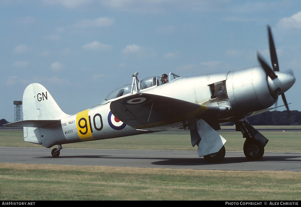 Aircraft Photo of WG655 | Hawker Sea Fury T20S | UK - Navy | AirHistory.net #119755