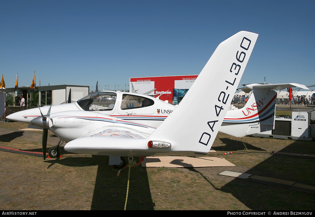 Aircraft Photo of VH-UNA | Diamond DA42-L360 Twin Star | University of New South Wales | AirHistory.net #119797