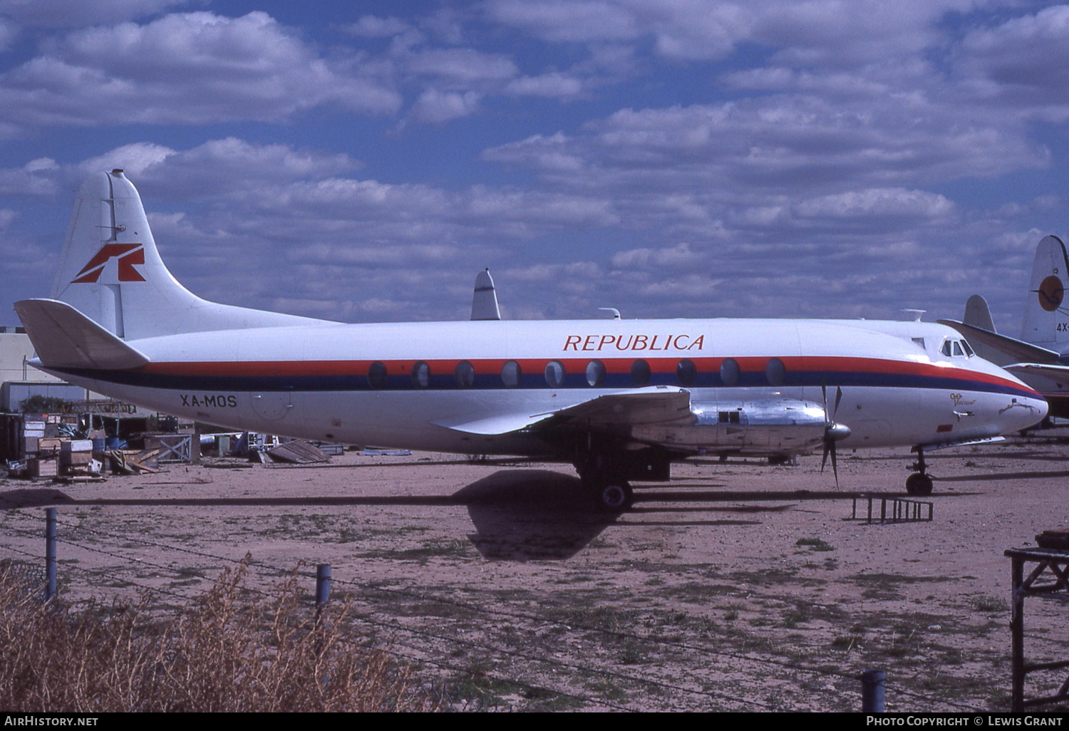 Aircraft Photo of XA-MOS | Vickers 786D Viscount | Aerolíneas República | AirHistory.net #119828