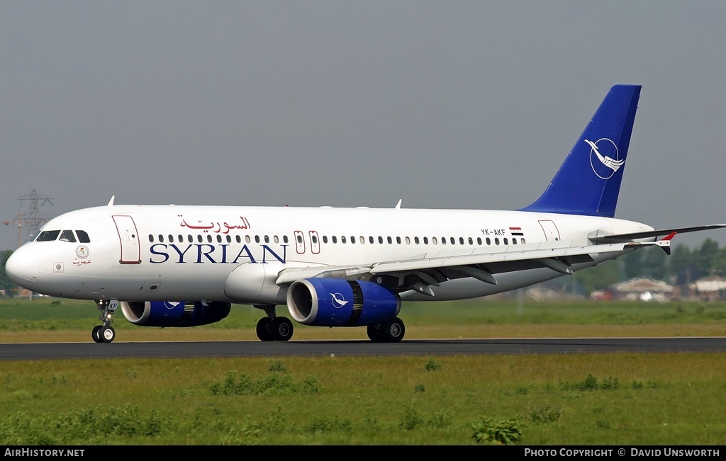 Aircraft Photo of YK-AKF | Airbus A320-232 | Syrian Air | AirHistory.net #119849