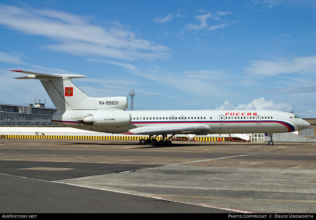 Aircraft Photo of RA-85631 | Tupolev Tu-154M | Rossiya - Special Flight Detachment | AirHistory.net #119883