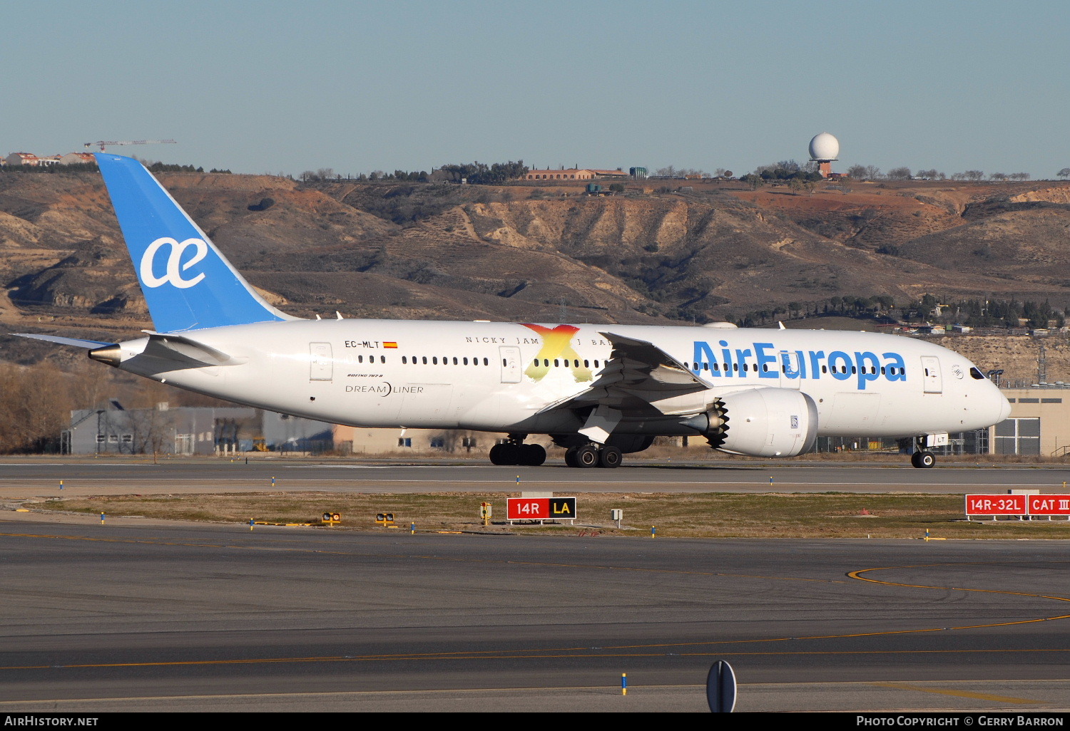 Aircraft Photo of EC-MLT | Boeing 787-8 Dreamliner | Air Europa | AirHistory.net #119889