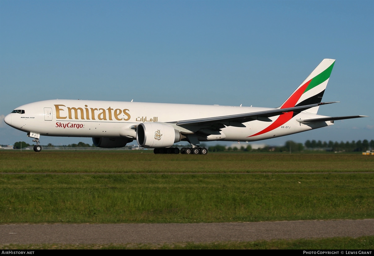 Aircraft Photo of A6-EFJ | Boeing 777-F1H | Emirates SkyCargo | AirHistory.net #119908