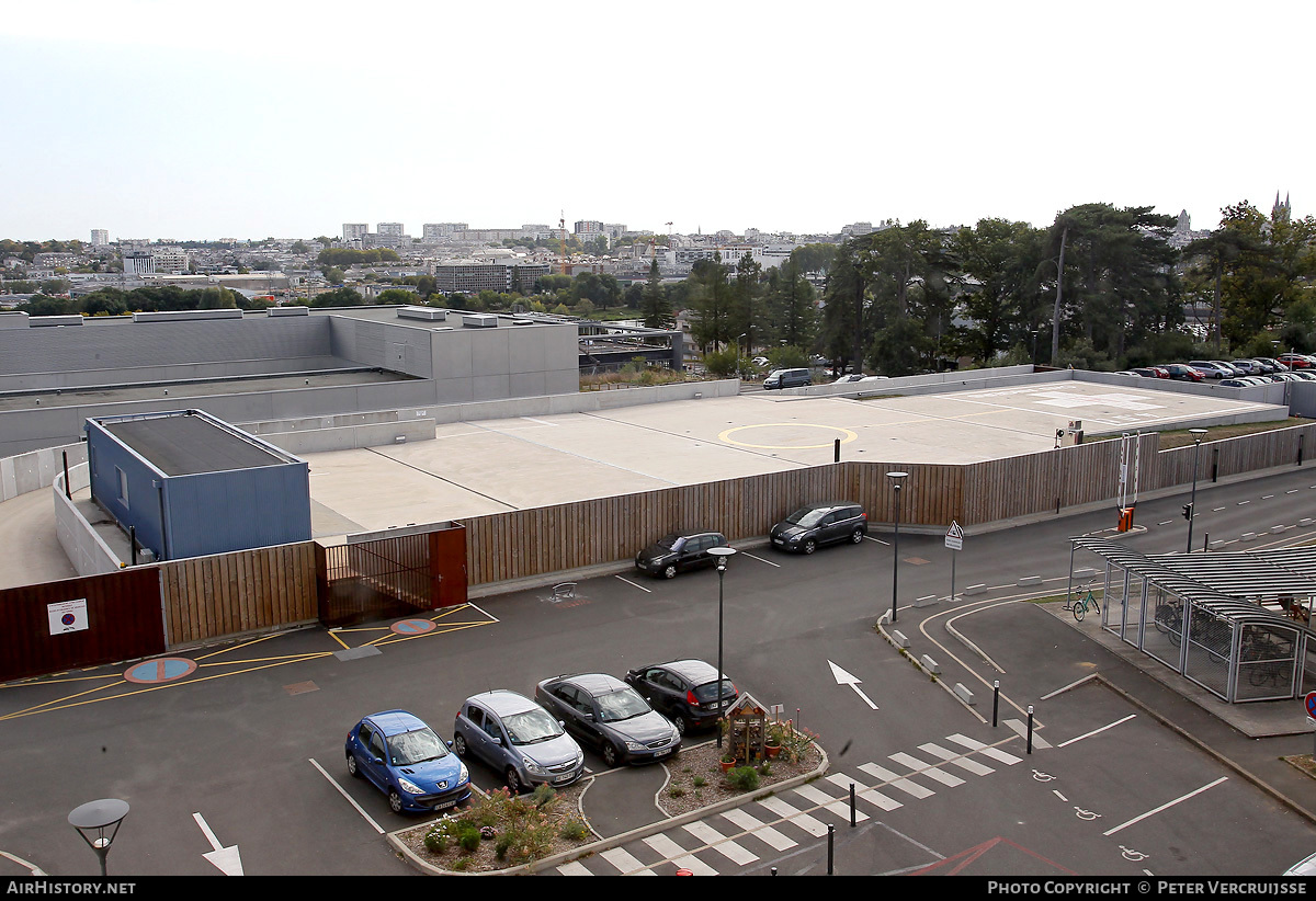 Airport photo of Angers - Centre Hospitalier Universitaire d'Angers Heliport in France | AirHistory.net #119926