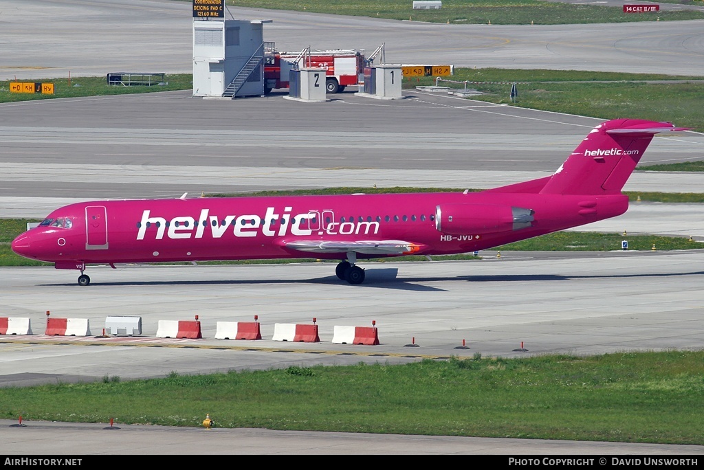 Aircraft Photo of HB-JVD | Fokker 100 (F28-0100) | Helvetic Airways | AirHistory.net #119947