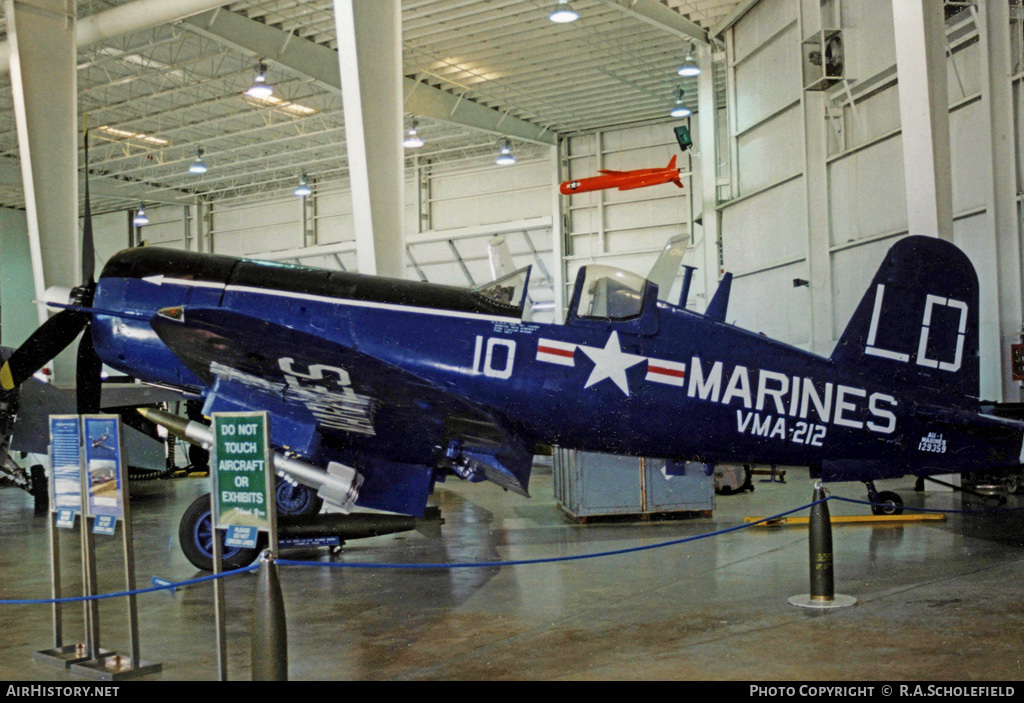 Aircraft Photo of 129359 | Vought F4U-7 Corsair | USA - Marines | AirHistory.net #119994