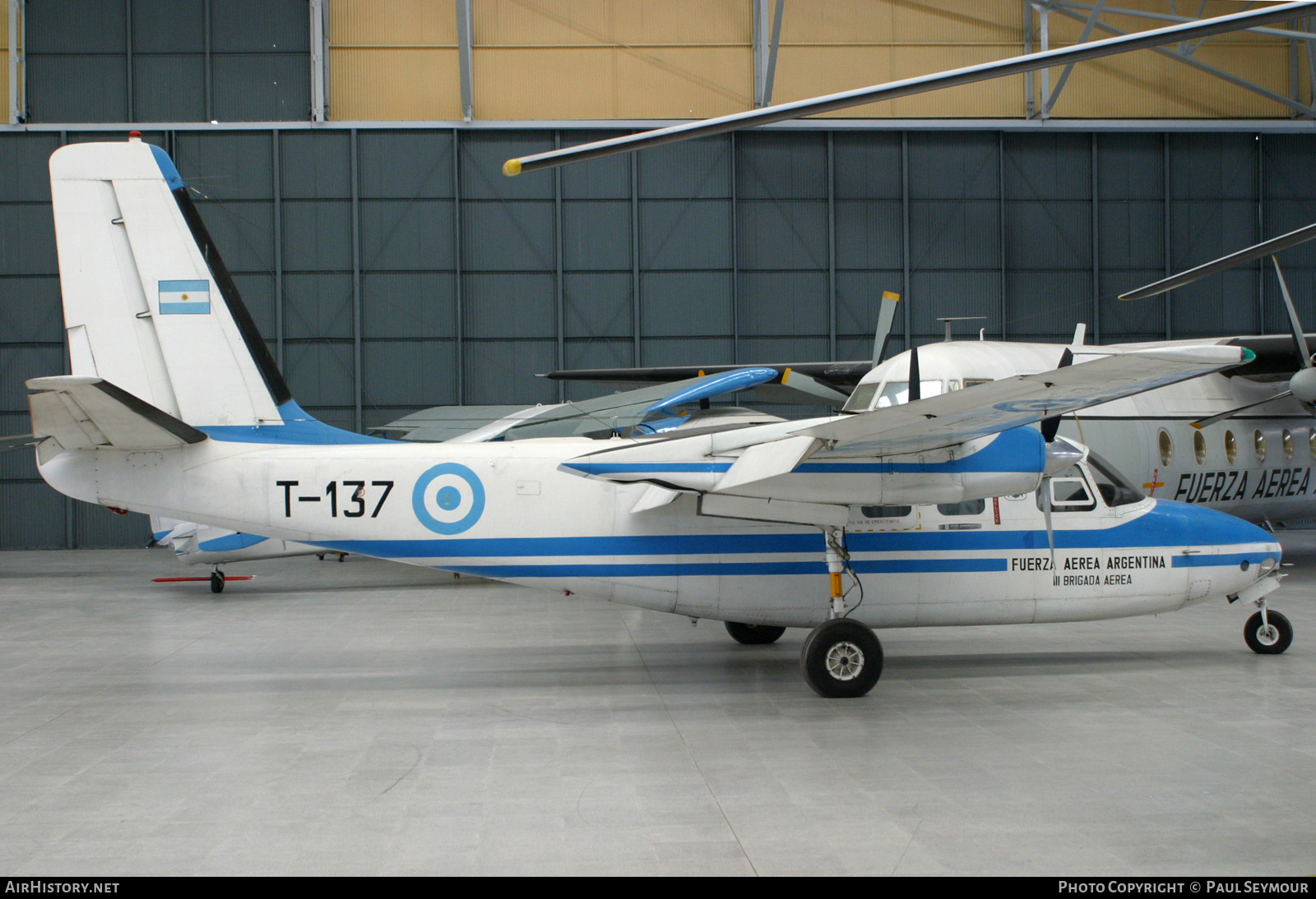 Aircraft Photo of T-137 | Aero Commander 500U Shrike Commander | Museo Nacional de Aeronautica | Argentina - Air Force | AirHistory.net #120004