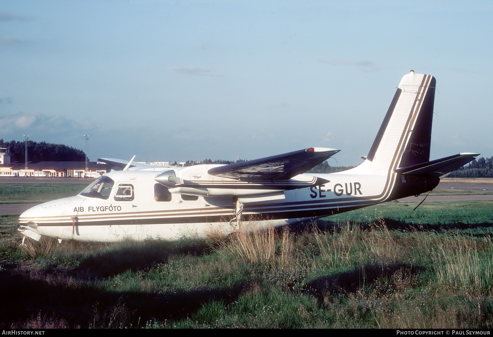 Aircraft Photo of SE-GUR | Aero Commander 500A Commander | AIB Flygfoto | AirHistory.net #120014