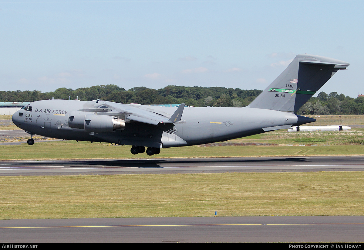 Aircraft Photo of 00-0184 / 00184 | Boeing C-17A Globemaster III | USA - Air Force | AirHistory.net #120016