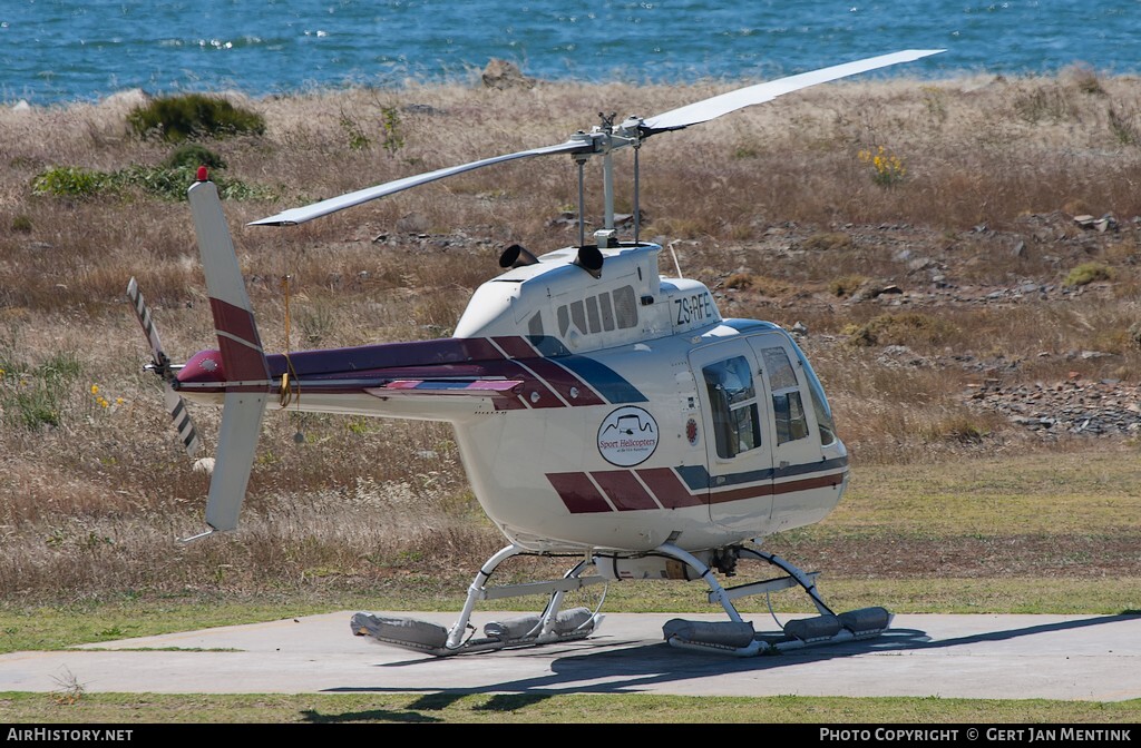 Aircraft Photo of ZS-RFE | Bell 206B-3 JetRanger III | AirHistory.net #120025
